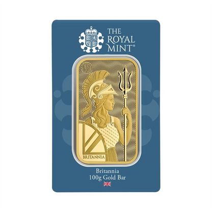 UK Britannia Minted CertiCard Gold Bars - ID 4630