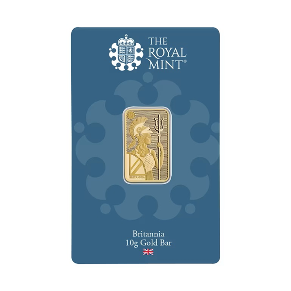 UK Britannia Minted CertiCard Gold Bars - ID 4627