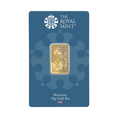 UK Britannia Minted CertiCard Gold Bars - ID 4627