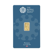UK Britannia Minted CertiCard Gold Bars - ID 4625