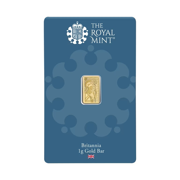 UK Britannia Minted CertiCard Gold Bars - ID 4625