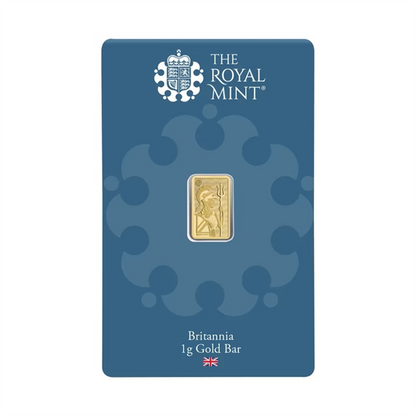 UK Britannia Minted CertiCard Gold Bars - ID 4625