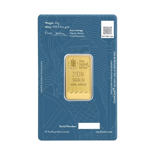UK Britannia Minted CertiCard Gold Bars - ID 4628