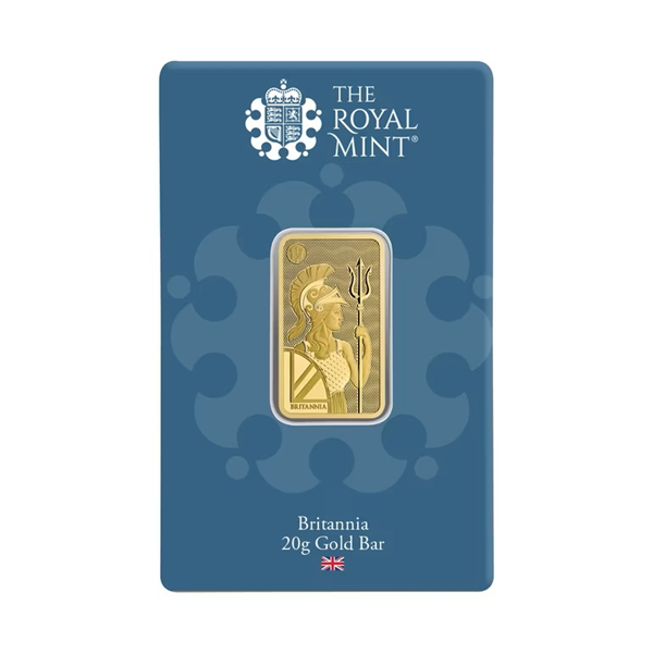 UK Britannia Minted CertiCard Gold Bars - ID 4628