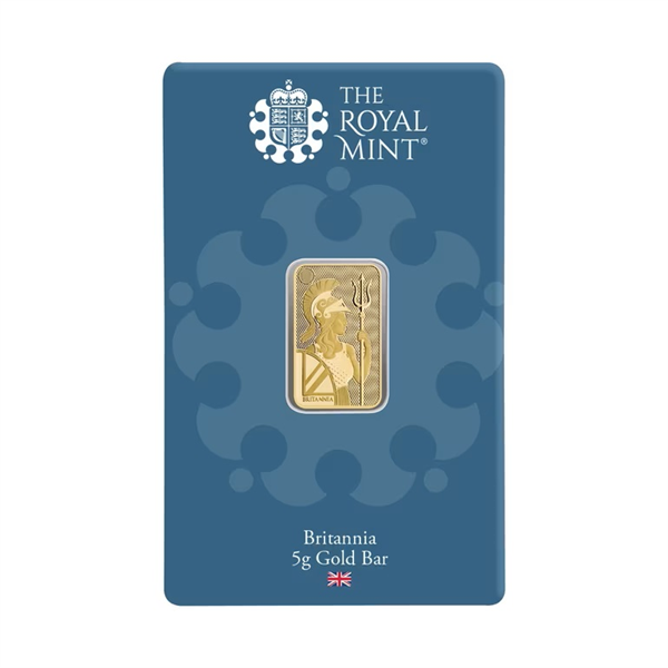 UK Britannia Minted CertiCard Gold Bars - ID 4626