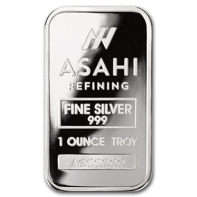Asahi Minted Silver Bars - ID 962