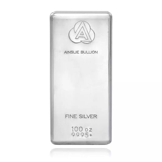 100oz Ainslie Silver Bullion
