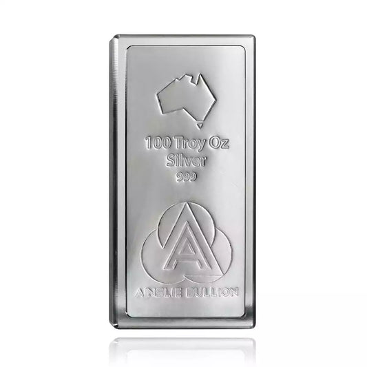 100oz Ainslie Silver Stacker Bar
