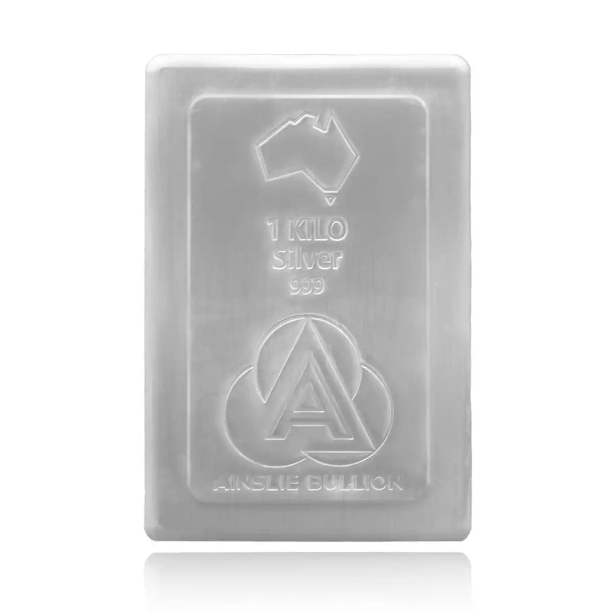 1kg Ainslie Silver Stacker Bar