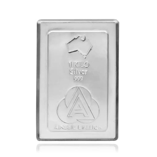 1kg Ainslie Silver Stacker Bar