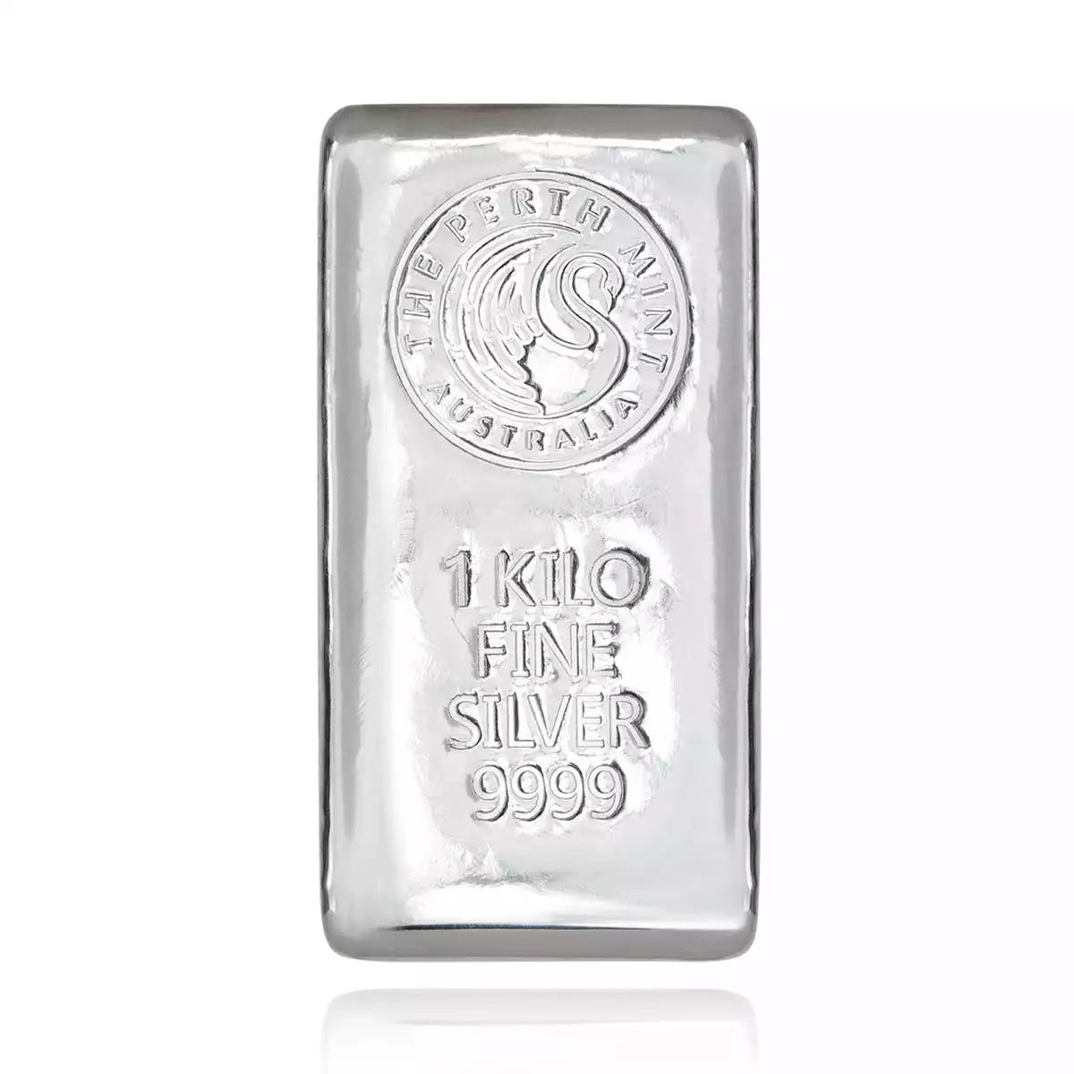 1kg Perth Mint Silver Bar - 2023 Design