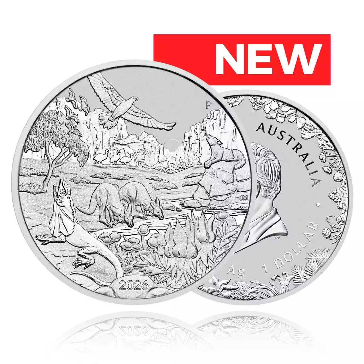 1oz Silver Coin 2026 Outback - Perth Mint