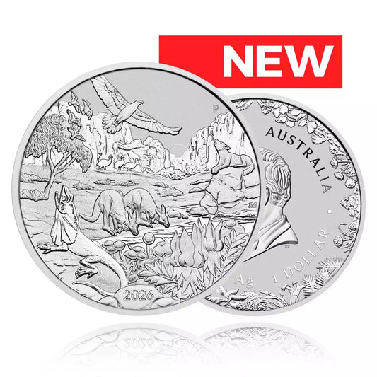 1oz Silver Coin 2026 Outback - Perth Mint