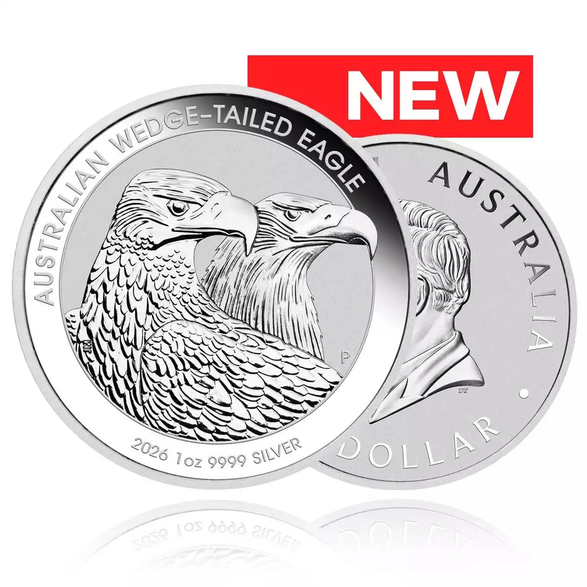 1oz Silver Coin 2026 Wedge Tailed Eagle - Perth Mint