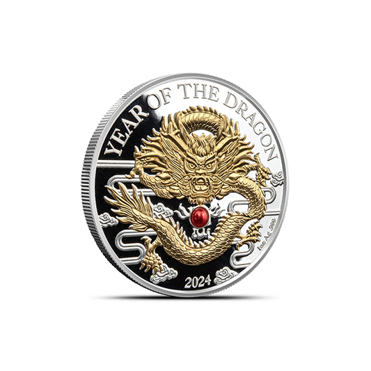 1oz Proof Silver Lunar Year of the Dragon Pearl Coin