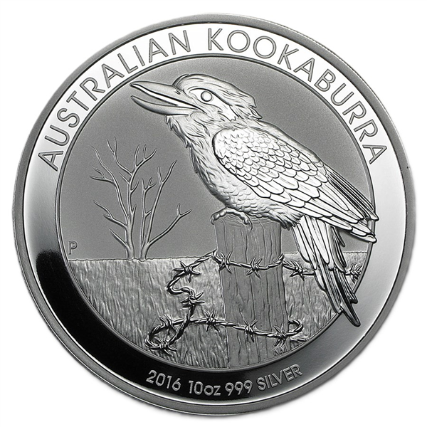 Australian Kookaburra 10 oz Silver Coins - ID 4559