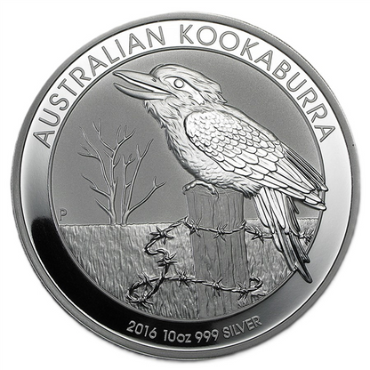 Australian Kookaburra 10 oz Silver Coins - ID 4559