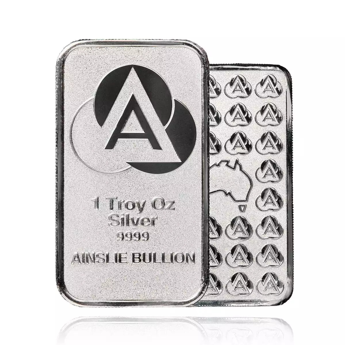 1oz Ainslie Minted Silver Bar