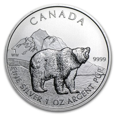 Canadian Wildlife Series 1 oz Silver Coins - ID 959
