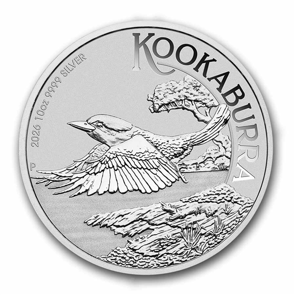 Australian Kookaburra 10 oz Silver Coins - ID 5011