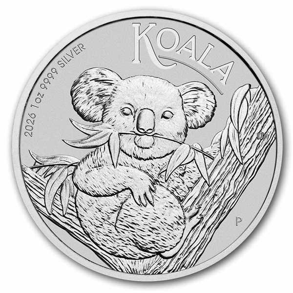 Australian Koala 1 oz Silver Coins - ID 4826