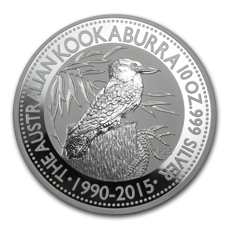 Australian Kookaburra 10 oz Silver Coins - ID 335