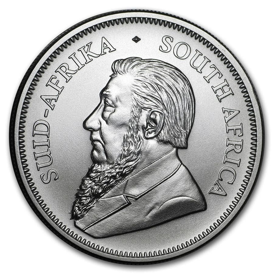 South African Krugerrand 1 oz Silver Coins - ID 2425