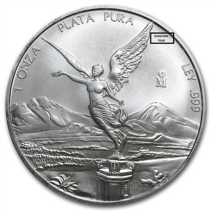 Mexican Libertad (Encapsulated) 1 oz Silver Coins - ID 2501