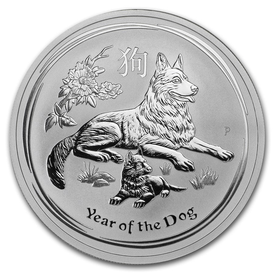 Perth Mint Lunar Series 2 oz Silver Coins - ID 827