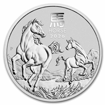 Perth Mint Lunar Series 1/2 oz Silver Coins - ID 4685