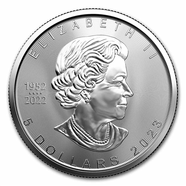 Canadian Maple Leaf Silver Coins - ID 2943