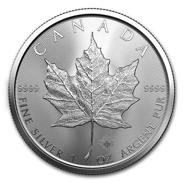 Canadian Maple Leaf Silver Coins - ID 2943