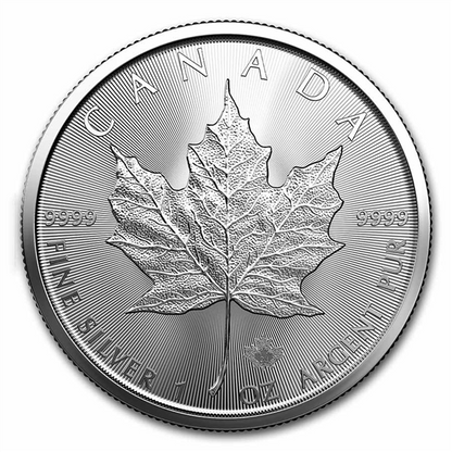 Canadian Maple Leaf Silver Coins - ID 2943