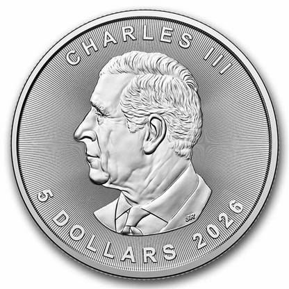 Canadian Maple Leaf Silver Coins - ID 4804