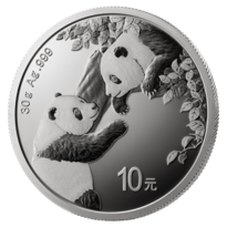 Chinese Panda 30 gr Silver Coins - ID 2894