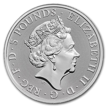 UK Queen's Beasts Unicorn 2018 2 oz Silver Coins - ID 1975