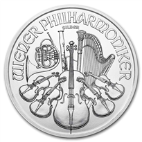 Austrian Philharmonics 1 oz Silver Coins - ID 4423