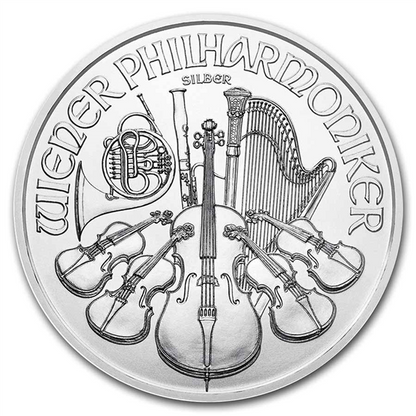 Austrian Philharmonics 1 oz Silver Coins - ID 4306