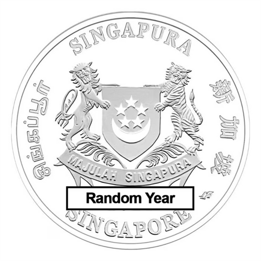 GMS SG Mint Singapore Lunar  2 oz Silver Coins - ID 4584