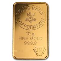 Swiss Bank Corporation Gold Bars - ID 2704