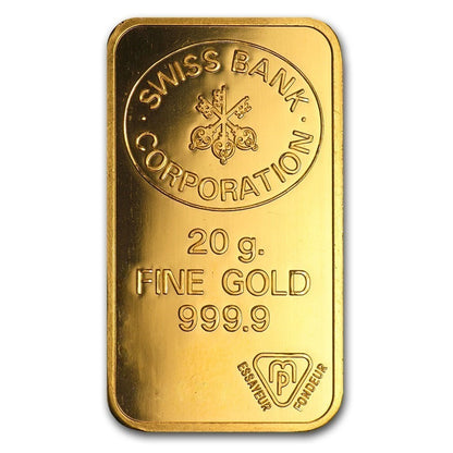 Swiss Bank Corporation Gold Bars - ID 2712