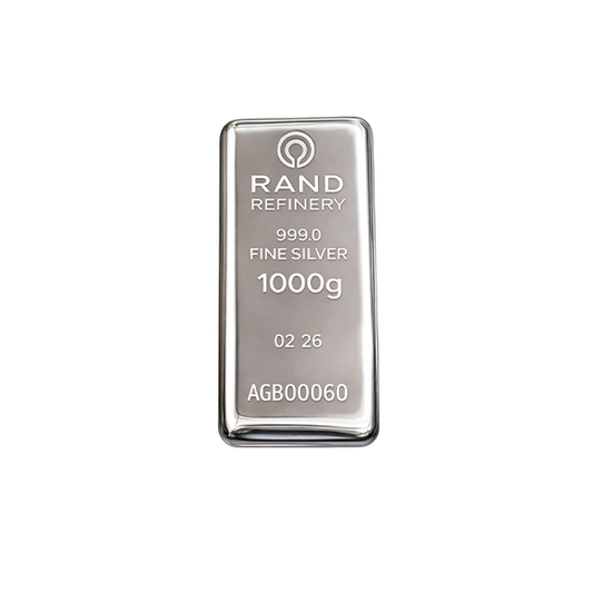 1kg Rand Refinery Silver Cast Bar