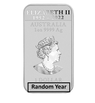 Perth Mint Rectangular Dragon 1 oz Silver Coins - ID 2688