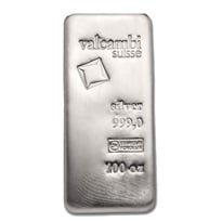 Valcambi Suisse Cast Silver Bars - ID 2261