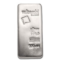 Valcambi Suisse Cast Silver Bars - ID 2261