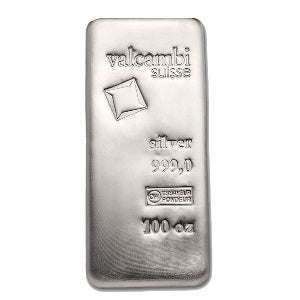 Valcambi Suisse Cast Silver Bars - ID 2261