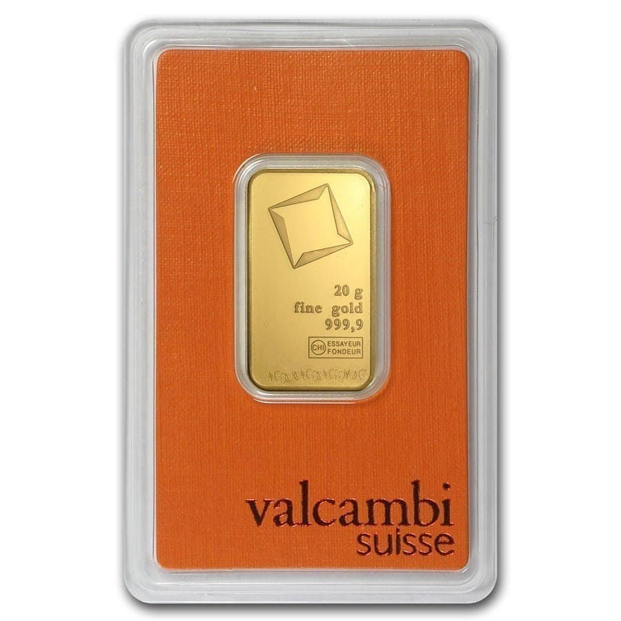 Valcambi Suisse Minted Gold Bars - ID 2363