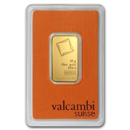Valcambi Suisse Minted Gold Bars - ID 2363