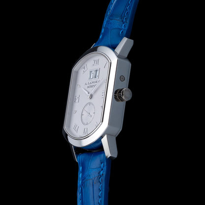 A. Lange & Söhne Grand Arkade Big Date Platinum 106.025 38mm Silver Dial