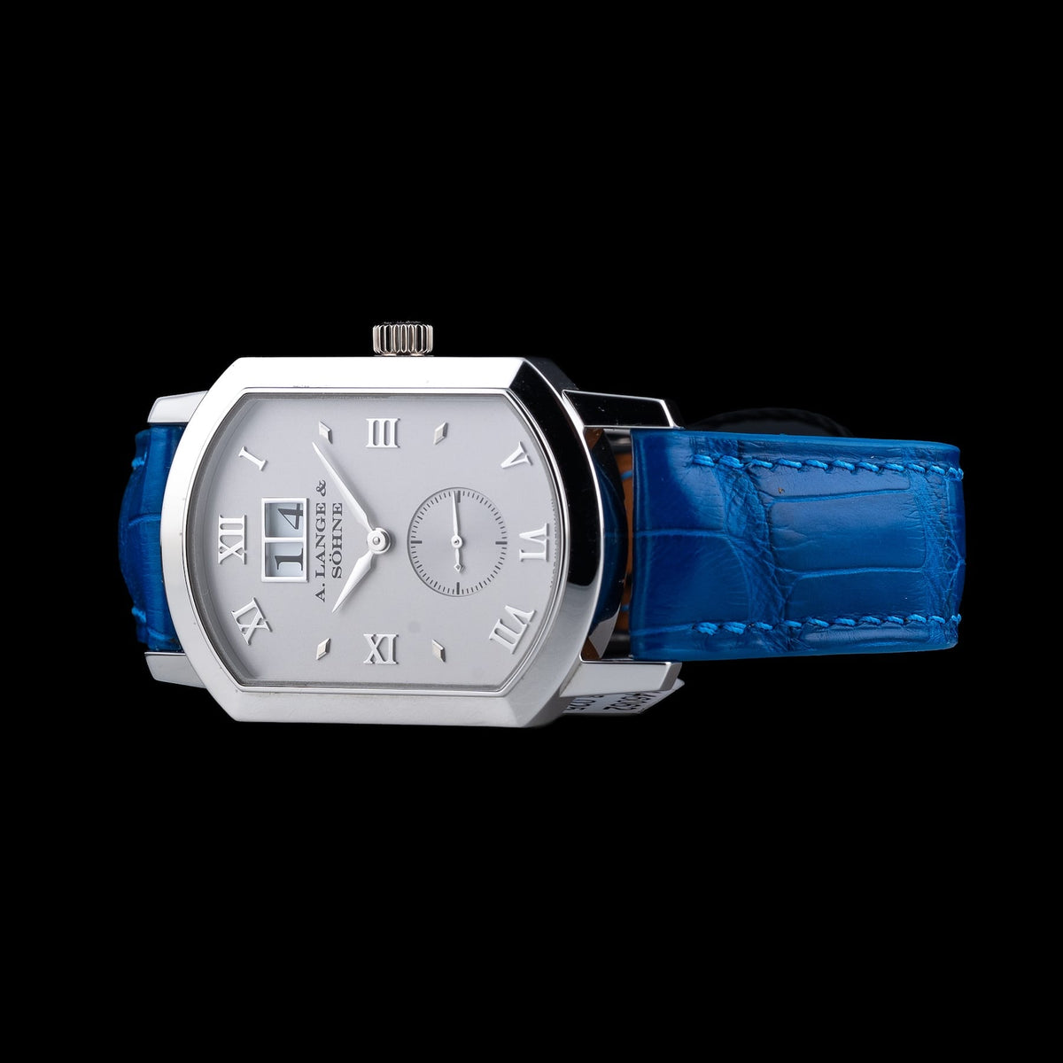 A. Lange & Söhne Grand Arkade Big Date Platinum 106.025 38mm Silver Dial